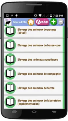 Cours d Elevage android App screenshot 0