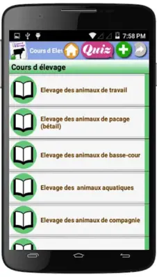 Cours d Elevage android App screenshot 2